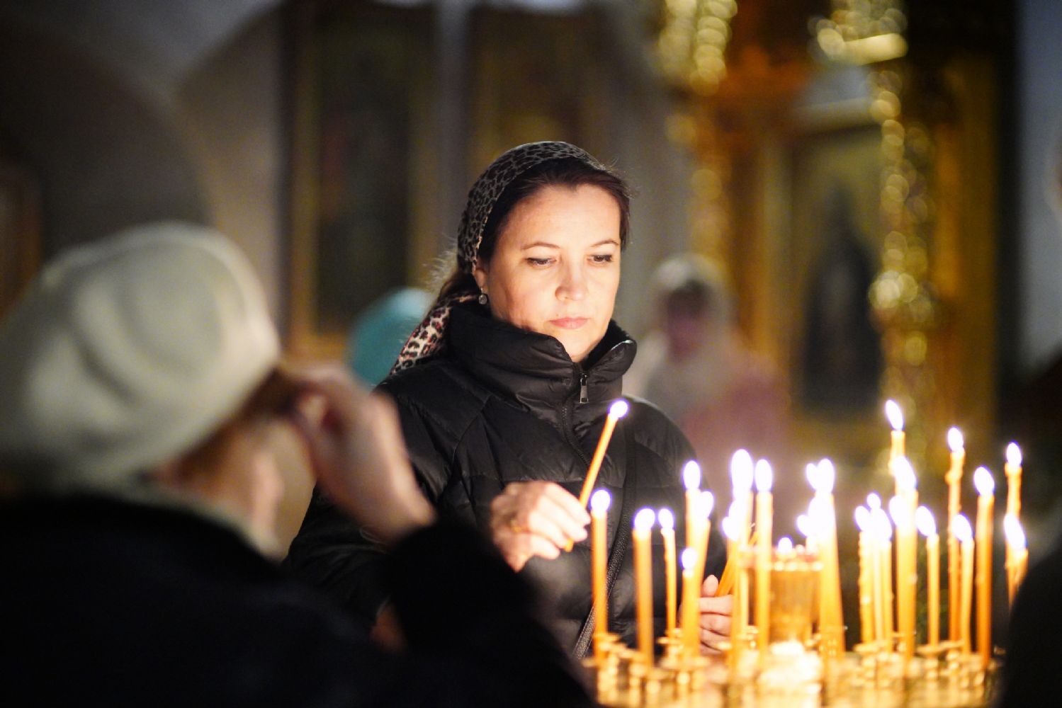 Молебен в храме Вооруженных с л