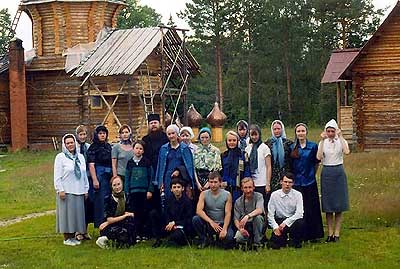 В монастыре