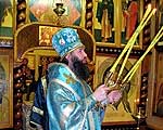 Преосвященнейший Иоанн, епископ Йошкар-Олинский и Марийский, совершил Божественную литургию в храме Медведевской исправительной колонии, освященном в честь иконы Матери Божией «Утоли моя печали».